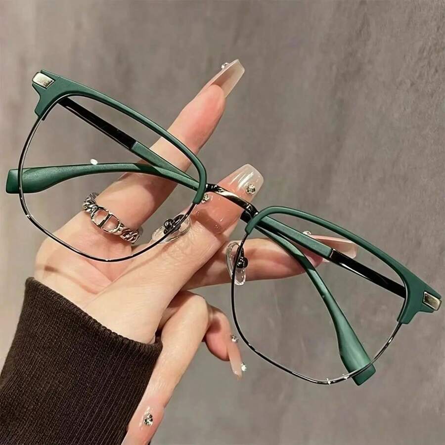 Men's Reading Glasses - Matte Green - View 1