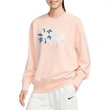 Nike Genuine Sportswear Women's Crew Neck Printed Knit Sweatshirt HV8724-664 - HV8724-664 - View 8