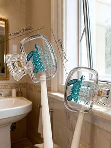 Cute Fashionable Toothbrush Holder, Home Family Toothbrush Rack, Travel Dust-Proof Protection, Home And Travel Dual-Use Storage, Portable, Toothbrush Holder Protector, Suitable For Home And Travel Use, Travel Toothbrush Holder, Cute Toothbrush Holder, Toothbrush Storage Holder, Home Storage, Travel Essential, Cute Design, Fashionable Storage - Multicolor - View 5