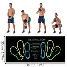 1PC Non-Slip Squat Training Mat, Hip Muscle Butt Lift Training Mat, Squat Assist Training Mat, Kettlebell Weightlifting Squat Mat, Home Fitness Squat Training Mat, Beginner Squat Assist Training Mat, Helps Improve Exercise Efficiency, Non-Slip Wear-Resistant Dirt-Resistant, Soft And Elastic, Easy To Clean And Store, Suitable For Gym Workouts, Home Exercise, Indoor/Outdoor Activities, Also Suitable For Yoga - Multicolor - View 14