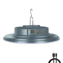 1PC 2-In-1 LED Camping Lantern Power Bank High Lumen Rechargeable Aluminum Alloy Searchlight With Hanging Hook For Hiking Emergency - A - View 10
