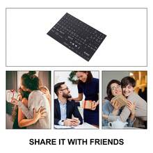 qialeduo 2 Packs QWERTY English Keyboard Letter Stickers, Self Adhesive PVC Key Decals For Notebook Desktop Keyboard - View 7