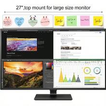 2 Pcs Large Computer Monitor Memo Board No Monitors, 13.6 X 3.6 Inch Monitor Sticky Note Holder Computer Monitor Message Board Frameless Monitors - 2 Pieces 13.6" - View 8