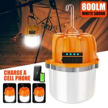 1pc Ultra Bright Rechargeable LED Emergency Light Pumpkin Shaped Camping Lantern Long Battery Life Tent Light Suitable For Home Outdoor Night Market - A - View 1