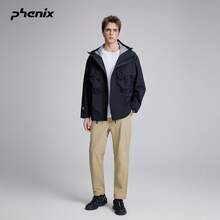 Phenix ALK Outdoor 3L Woven Jacket Men 2026SS Waterproof Windproof Softshell Coat - Black - View 1