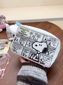 SNOOPY 1 قطعة حقيبة تخزين جديدة بسعة كبيرة 2026، صندوق تخزين عرض مجموعة الطلاب، هدية هالوين، الخيار الأفضل لهدايا القرطاسية - متعدد الألوان - مشاهدة 5