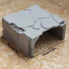 Turtle Hiding In Shelter, Frog Also, Pet Habitat And Practical Landscape Design - Multicolor - View 9