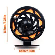 SEACHASER 5WT Pre-Spooled Fly Fishing Reel, Aluminum Fly Reel With WF-5F Floating Line, Backing Line & Leader For Freshwater Fishing - Black - View 6