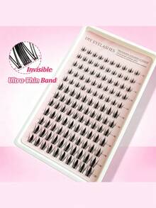 SRCKFIZ 120pcs DIY Eyelash Extension Kit, Single Cluster False Eyelashes 10-20mm Mixed Length Cartoon Style, Includes Eyelash Glue & Sealer, Remover, Eyelash Tweezers And Brush, Home Self-Application Eyelash Extension Set - Multicolor - View 8