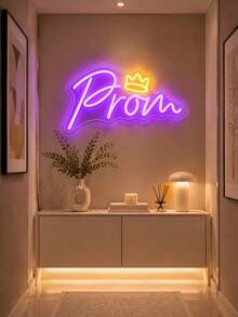 1 Buah Papan Neon Nama Kustom dengan Mahkota, Lampu Dinding LED Ungu yang Dipersonalisasi, Dekorasi Ruangan dengan Teks Kustom, Latar Belakang Pesta Prom, Dekorasi Ulang Tahun, Seni Dinding Ruang Ganti, Hadiah Wisuda, Dekorasi Kamar Tidur, Papan Nama Stan Foto Pernikahan - Aneka warna 5 - View 5