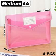 A4/B5/FC Back-To-School Must-Have | Transparent Snap-Button Expanding File Bag,Multi-Color Durable PP Accordion Pocket,Lightweight Waterproof Organizer For Students&Office,Cute Stationery Storage For Campus,Daily Commute, Study Group,Travel - Landscape - View 25