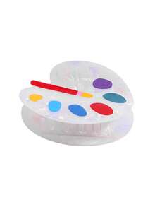 Fun Color Hair Clips, Acetate Fiber Claw Clips, Cute Artistic Style Hair Claws, Suitable For Women And Students Back To School - Multicolor - View 11