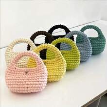 6pcs/600g Multi-Color Premium T-Shirt Yarn - High Elasticity Rope-Like Yarn, Soft Elastic Polyester Yarn, Suitable For Vibrant Crochet Projects, Ideal Choice For Home Decor DIY Crafts, Multi-Color Yarn | Polyester Yarn | Knitting Accessories - Multiple Styles - View 6