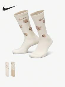 Nike Authentic Spring Knit Wear-Resistant Casual Sports Socks 2 Pairs FN9136-900 - FN9136-900 - View 1