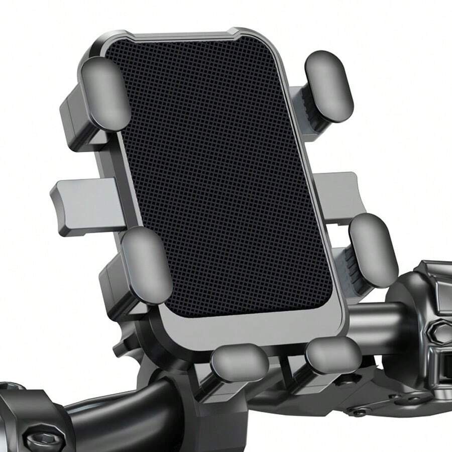 Electric Bike Phone Holder Mountain Bike Gravity Shock Absorption Navigation Mount Delivery Riding Car Phone Bracket - Multicolor - View 1