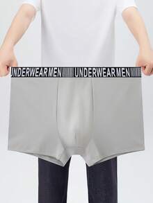 4pcs Plus Size Men's Underwear, Casual Boxer Briefs, Breathable Comfortable Elastic Boxer Shorts, Sports Shorts - Multicolor - View 3