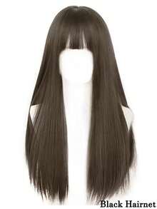 Straight Bangs Hairpiece For Women, Natural Imitation Real Hair Topper, Volumizing And Height-Increasing Seamless Hair Extension Tool - Multicolor - View 14
