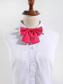 2pcs Women's Fashion Versatile School Style JK Bow Tie Collar Set, Suitable For Shopping, Travel, School, Dating And Daily Wear - Multicolor - View 8