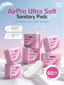 10pcs/Pack 245mm Ultra Thin Soft Women Menstrual Pads - White - View 2