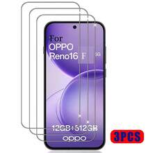 3 قطع واقي شاشة زجاج مقسى عالي الدقة منحني 3D فيلم عدسة شفاف متوافق مع OPPO Reno 16/16 Pro/16 F/Reno 15 5G/15 Pro/15 Pro Max/15 F/ Find X8/X8 Pro/A6/A6 Pro لهواتف سلسلة Reno - شفاف - مشاهدة 21