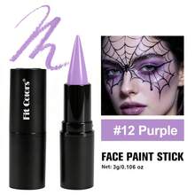 Fit Colors Halloween Colorful Face Paint Lipstick, Stage Cos Makeup Pen, Easy To Apply Body Paint, Suitable For Clown, Cracked And Spider Makeup - MultiWarna - View 23