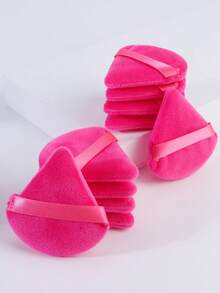 Spons Bedak Segitiga, 10 Buah, Terbuat dari Beludru Ultra Lembut, Dirancang untuk Kontur, Mata, dan Sudut, Wadah Pencampur Alas Bedak, Cocok untuk Semua Jenis Kulit. - MultiWarna - View 6
