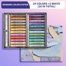 48 Colors Soft Oil Pastels Set, Macaron Crayons With Paper & Scraper, DIY Art Supplies For Kids, Drawing & Coloring, First Day Of School - Multicolor - View 9