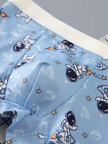 4pcs/Pack Celana Dalam Boxer Anak Laki-Laki Nyaman dan Lembut dengan Motif Kartun - MultiWarna - View 6