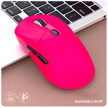 CHANGXIE Wireless Mouse, USB Interface, Ergonomic Design, 6 Silent Buttons, 2.4G/Bluetooth Dual Wireless Connection Mode, With USB Mini Receiver, 6-Button Silent, Up To 3600DPI, Suitable For PC/Laptop, White, Black, Red - View 12