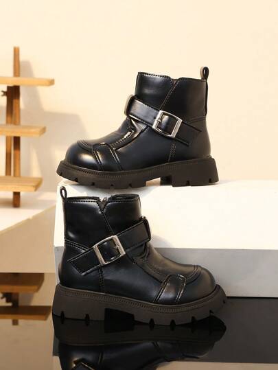 Sepatu Bot Anak, Model Baru Sepatu Bot Kasual Anti Selip dengan Lapisan Tunggal
