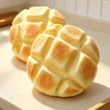 Tachimi 1 buah Mainan Squishy Roti Nanas Besar yang Mengembang Lambat, Mainan Pereda Stres Berbentuk Makanan Realistis yang Lembut dan Mengembang, Mainan Sensorik Portabel untuk Meja, Hadiah Kejutan Lucu untuk Teman - MultiWarna - View 2
