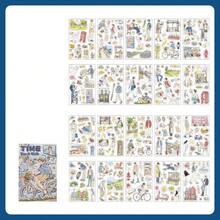20張透明PET貼紙書裝飾貼紙，適用於手帳、剪貼簿、計畫本裝飾、DIY手工藝 - 貼紙 - 查看 12