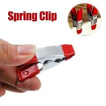 2 Inch Metal A-Shape Clamp Mini Multi-Function Tent Clip Rubber Coated Woodworking Fixing Clamp Spring Clip - Metal Clip - View 8