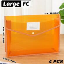 A4/B5/FC Back-To-School Must-Have | Transparent Snap-Button Expanding File Bag,Multi-Color Durable PP Accordion Pocket,Lightweight Waterproof Organizer For Students&Office,Cute Stationery Storage For Campus,Daily Commute, Study Group,Travel - Landscape - View 54