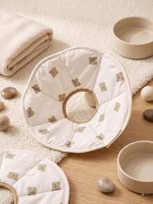 1pc Adjustable Pet Recovery Elizabeth Collar, Waterproof Double-Sided Print, Anti-Lick Anti-Scratch Post-Surgery Protection Collar, Suitable For Cats And Dogs, Cute Cat Supplies - Multicolor - View 6