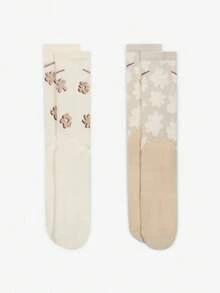 Nike Authentic Spring Knit Wear-Resistant Casual Sports Socks 2 Pairs FN9136-900 - FN9136-900 - View 3