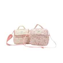 1pc Floral Quilted Children's Handbag, Cute Storage Bag For Girls, Crossbody Bag For Travel And Daily Essentials, Portable Storage Bag, Outdoor Travel Snack Bag - Multicolor - View 8
