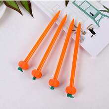 3/5/10Pcs Fun Halloween-Themed Pumpkin-Face Gel Pen,Cartoon Style Student Stationery & Writing Instrument,Office Signing Pen,Children's School Supply - Multicolor - View 4