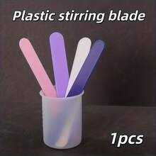 1pc Reusable Silicone Waxing Stick - Dual-Head Non-Stick Design, Easy-To-Clean Tool For Body And Face, Summer Beauty Essential (Fragrance-Free), Waxing Stick, Portable Waxing Tool, Smooth Wax Application, Convenient And Practical For Beauty Enthusiasts - Multicolor - View 2