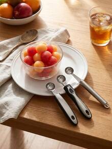 Sendok Bola Melon Stainless Steel dengan Gagang, Sendok Es Krim Buah Multifungsi untuk Semangka, Mangga, Sorbet, Kue, dan Makanan Penutup Lainnya. Alat Dapur untuk Memanggang. - MultiWarna - View 9