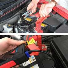 de arranque de emergencia para coche con pinza de cocodrilo, enchufe EC5 de 12V, abrazadera universal para de arranque de batería. - Abrazaderas para cables - Ver 6