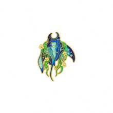 可愛海洋動物花卉琺瑯胸針套組,章魚海龜鯨魚螃蟹領飾針,海生物徽章,適用於背包夾克裝飾,送給男士女士的禮物 - 彩色 - 查看 16