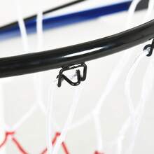 Wall-Mounted Basketball Hoop, Basketball Backboard With Rim And Net For Outdoor Use, Steel, 113 X 61 X 73 Cm, Ideal For Garden And Playground - 黑色+白色 - 查看 5