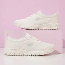 Skechers ULTRA LIGHT Lace-Up Walking Shoes Breathable Mesh Lightweight Soft Sole Casual Sports Shoes - White - View 8