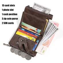 Men Wallet & Check Holder - Coffee Brown - View 4