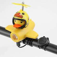 Luz Delantera para Bicicleta Yellow Duck, Luz para Ciclismo Nocturno, Ciclismo de Montaña y Carretera, Equipo de Ciclismo, Luz de Avión - Negro - Ver 10