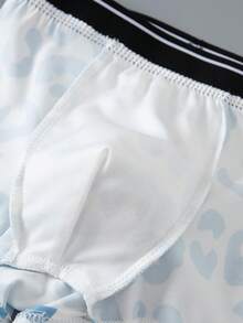 Young Boy 4pcs/Pack Boys Underwear Summer Comfortable Soft Printed Pattern Boxer Briefs - Multicolor - View 10