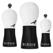 1pc Driver, Fairway, Hybrids - Little Bird Design Style Golf Club Covers - Head Covers For Golf Clubs, Driver Headcover Funny - Suitable For Male And Female Outdoor Enthusiasts, It Is A Golf Club Protective Cover Worth Having. - Black - View 2