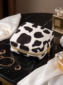燈芯絨化妝包 化妝品收納袋 月經用品盥洗包 居家裝飾 房間收納整理 浴室用 郵輪旅行 返校必備 旅行配件 - 彩色 - 查看 10