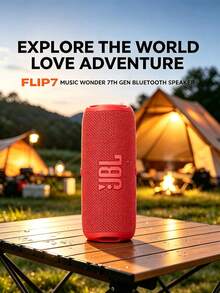 JBL Flip 7 adalah speaker portabel, tahan air, dan tahan guncangan yang dilengkapi teknologi peningkatan suara AI untuk suara profesional yang menakjubkan, waktu pemutaran hingga 16 jam, dan sistem PushLock dengan aksesori yang dapat diganti. - View 1